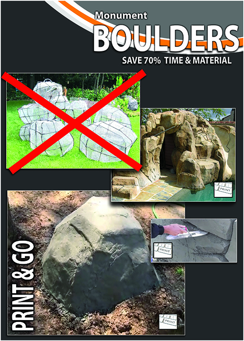 3d print MONUMENT boulders