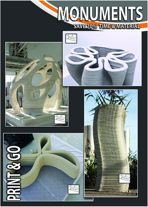 No more forming with Concrete 3D Printers and build monuments